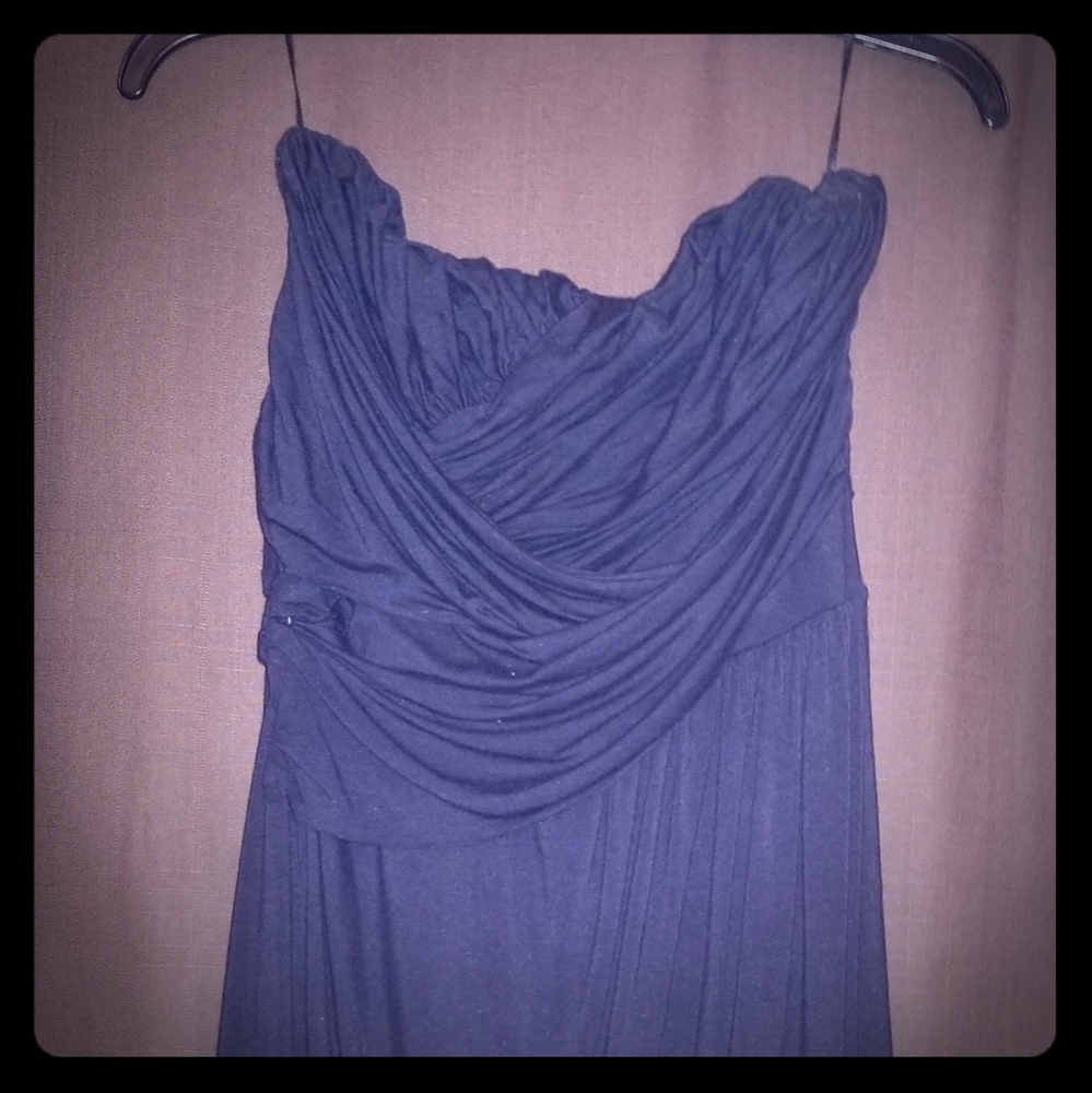 Strapless Black mini